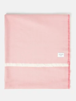 New Joules Bracewell Blanket Scarf Pink