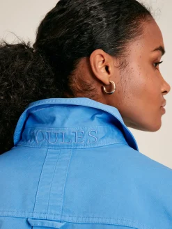 Outlet Joules Brinley Cotton Deck Shirt Blue