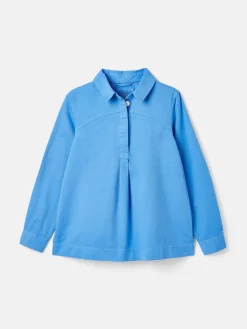 Outlet Joules Brinley Cotton Deck Shirt Blue