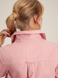 Outlet Joules Brinley Cotton Deck Shirt Pink