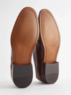 Clearance Joules Brown Leather Oxford Brogues BrownLeather