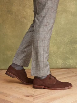 Clearance Joules Suede Derby Brown