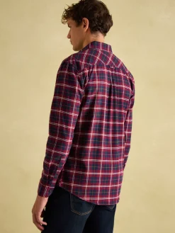 Sale Joules Buchanan Soft Brushed Cotton Check Shirt Red