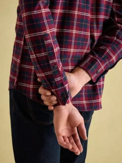 Sale Joules Buchanan Soft Brushed Cotton Check Shirt Red