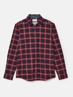 Sale Joules Buchanan Soft Brushed Cotton Check Shirt Red