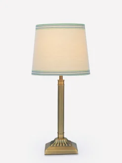 New Joules Buscot Square Base Table Lamp Brass