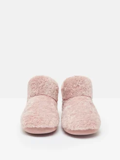 Online Joules Cabin Luxe Faux Fur Slipper Boots Pink