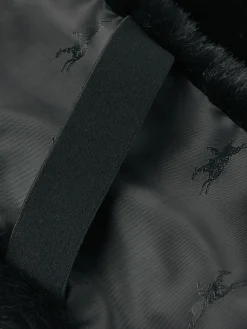 Joules Callcott Faux Fur Scarf Black