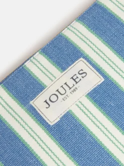 Outlet Joules Carrywell Blue & White Striped Zip Pouch Blue&WhiteStriped