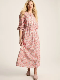 Best Joules Cassie Broderie Maxi Dress Pink