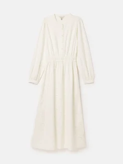 Hot Joules Cassie Broderie Maxi Dress White