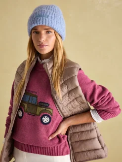 Hot Joules Caversham Beanie Hat Blue