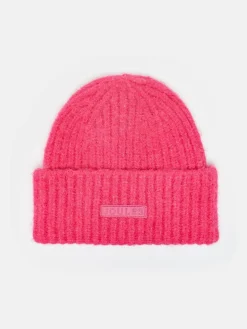 Joules Caversham Bright Pink Beanie Hat BrightPink