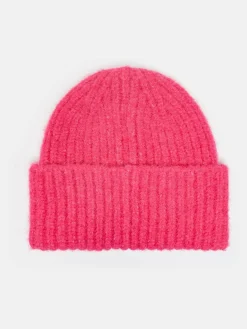 Joules Caversham Bright Pink Beanie Hat BrightPink