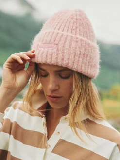 Discount Joules Caversham Beanie Hat Pink