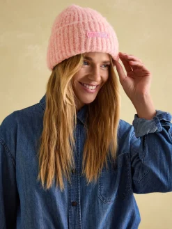 Discount Joules Caversham Beanie Hat Pink