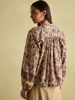 Sale Joules Cecilia Button Down Blouse Paisley