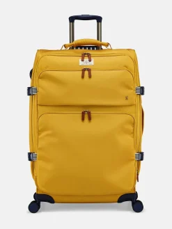 Joules Coast Antique Gold Large 4 Wheel Soft Suitcase AntiqueGold