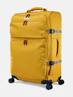 Joules Coast Antique Gold Large 4 Wheel Soft Suitcase AntiqueGold