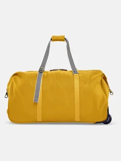 Sale Joules Coast Antique Gold Wheeled Duffle Suitcase AntiqueGold