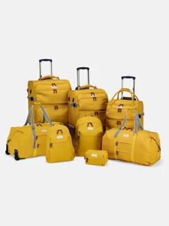 Sale Joules Coast Antique Gold Wheeled Duffle Suitcase AntiqueGold