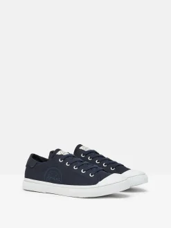 Clearance Joules Coast Navy Blue Canvas Pumps NavyBlue