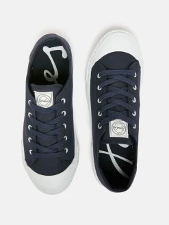 Clearance Joules Coast Navy Blue Canvas Pumps NavyBlue