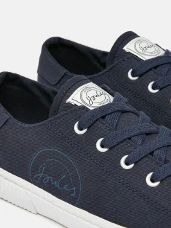 Clearance Joules Coast Navy Blue Canvas Pumps NavyBlue