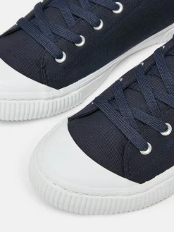 Clearance Joules Coast Navy Blue Canvas Pumps NavyBlue