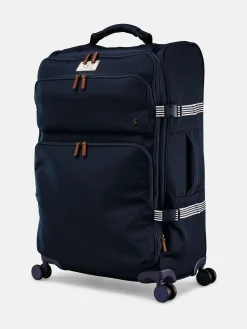 Sale Joules Coast Large 4 Wheel Soft Suitcase Navy