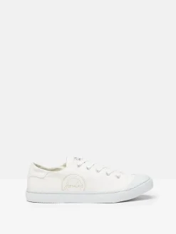 Sale Joules Coast Canvas Pumps White