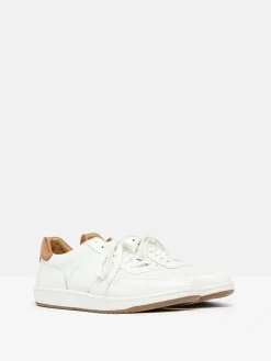 Online Joules Colston Leather Trainers White