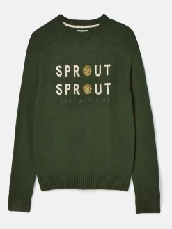 Joules Cracking Sprout Crew Neck Jumper Green