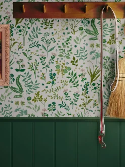 Best Joules Holcombe Floral 10M Wallpaper Cream