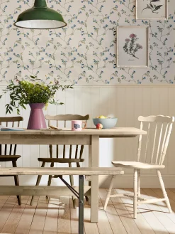 Best Joules Robey Cottage Floral 10M Wallpaper Cream