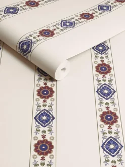 Hot Joules Grove Border Cream/Multi 10M Wallpaper CreamMulti