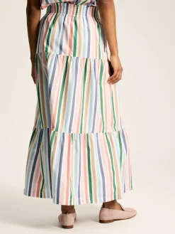 Online Joules Cynthia Tiered Co-ord Skirt Stripe