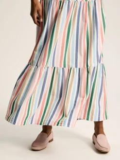 Online Joules Cynthia Tiered Co-ord Skirt Stripe