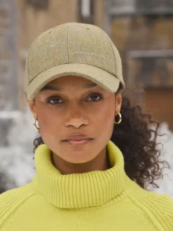 Best Joules Daley Check Cap Green