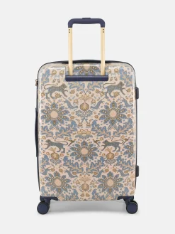 Outlet Joules Damask Print Medium Four Wheel Hard Shell Suitcase DamaskPrint