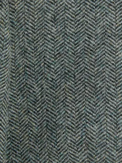 Joules Dark Green Herringbone Texture Slim Fit Blazer DarkGreen