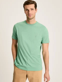Hot Joules Denton Jersey Crew Neck T-Shirt Green