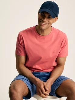 Best Joules Denton Plain Jersey Crew Neck T-Shirt Pink