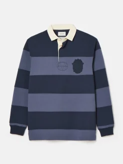 Online Joules Edgeford Embellished Cut And Sew Rugby Shirt Navy