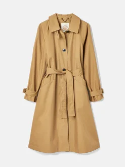 Online Joules Epwell Waterproof Belted Trench Coat Brown