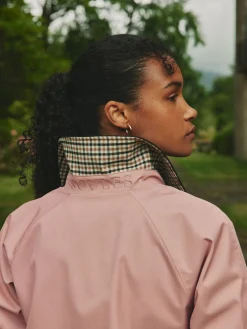 New Joules Epwell Waterproof Belted Trench Coat Pink