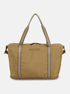 New Joules Epwell Tan Brown Packaway Duffle Bag TanBrown