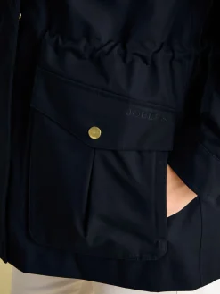 Best Joules Fairford Waterproof Raincoat with Hood Navy