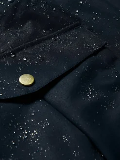 Best Joules Fairford Waterproof Raincoat with Hood Navy