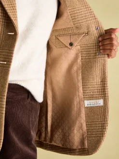 Discount Joules Fayfair Tweed Hacking Jacket Brown